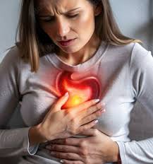 Person with acid reflux